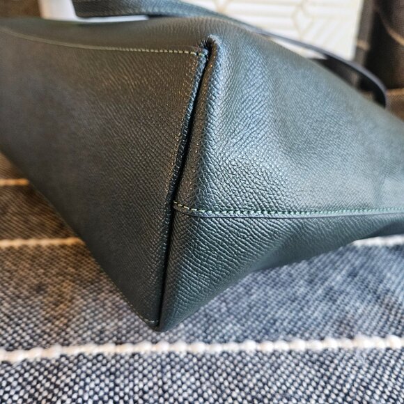Coach Crossgrain Zip Tote, 4454, Amazon Green - Picture 11 of 16
